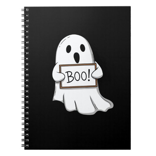 Carnet Amusant BOO Fantomatique Mignon (Devant)