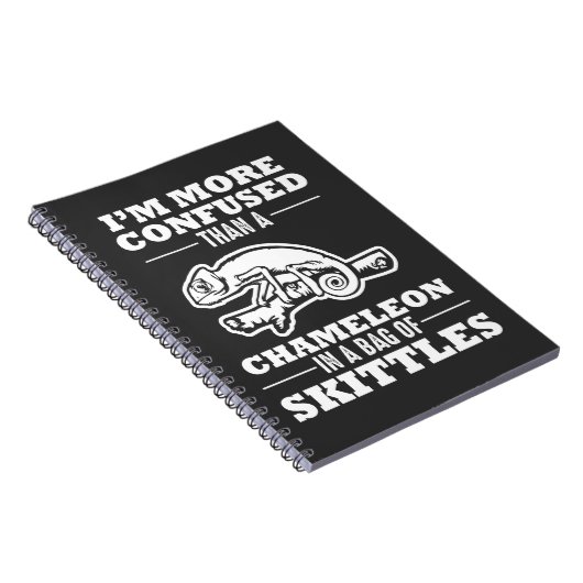 Carnet Amusant Crawler Pun Chameleon Reptile Lizard (Côté Droit)