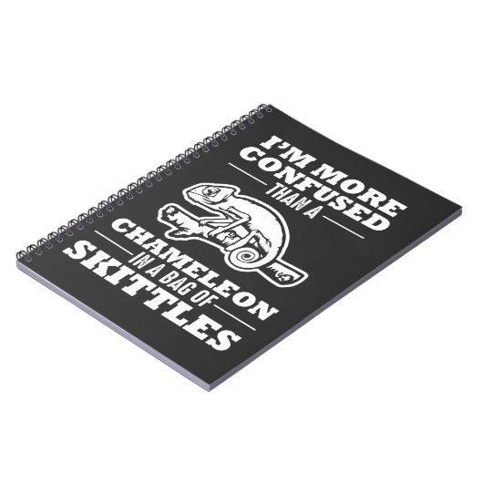 Carnet Amusant Crawler Pun Chameleon Reptile Lizard (Côté gauche)