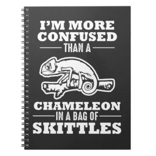 Carnet Amusant Crawler Pun Chameleon Reptile Lizard