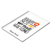 Carnet Amusant école de première année cadeau personnalis (Côté gauche)