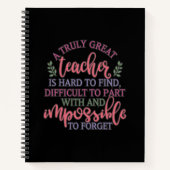 Carnet Amusant Enseignant Appréciation Day Idées (Devant)