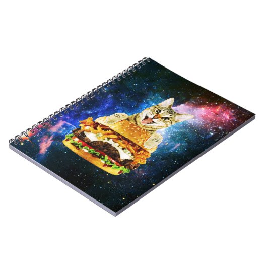 Carnet Amusant espace pour chat burger (Côté gauche)