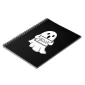 Carnet Amusant fantôme mignon BOO (Côté gauche)