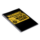 Carnet Amusant fauteuil roulant Humour de chaise musicale (Côté Droit)