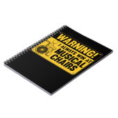 Carnet Amusant fauteuil roulant Humour de chaise musicale (Côté gauche)