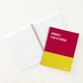 Carnet amusant, Journal de la tablette d'écriture (Intérieur)