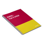 Carnet amusant, Journal de la tablette d'écriture  (Côté Droit)