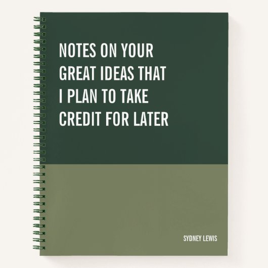 Carnet amusant, Journal de la tablette d'écriture (Devant)