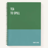 Carnet amusant, Journal de la tablette d'écriture  (Devant)