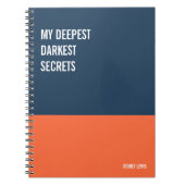 Carnet amusant, Journal de la tablette d'écriture (Devant)