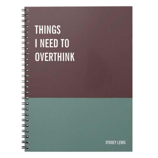 Carnet amusant, Journal de la tablette d'écriture  (Devant)