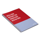 Carnet amusant, Journal de la tablette d'écriture  (Côté Droit)