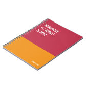 Carnet amusant, Journal de la tablette d'écriture  (Côté gauche)