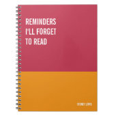 Carnet amusant, Journal de la tablette d'écriture (Devant)