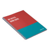 Carnet amusant, Journal de la tablette d'écriture  (Côté Droit)