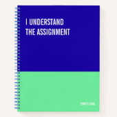 Carnet amusant, Journal de la tablette d'écriture  (Devant)