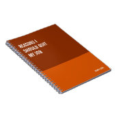 Carnet amusant, Journal de la tablette d'écriture  (Côté Droit)