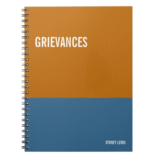 Carnet amusant, Journal de la tablette d'écriture (Devant)