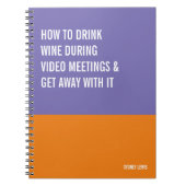 Carnet amusant, Journal de la tablette d'écriture  (Devant)