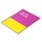 Carnet amusant, Journal de la tablette d'écriture  (Côté gauche)