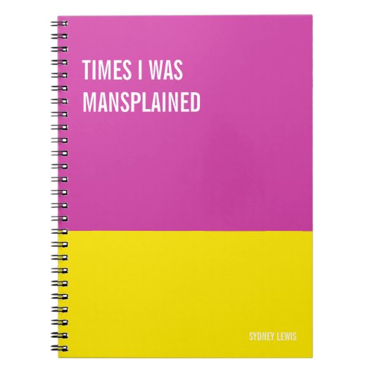 Carnet amusant, Journal de la tablette d'écriture  (Devant)