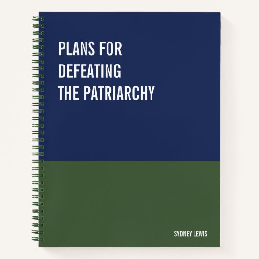 Carnet amusant, Journal de la tablette d'écriture  (Devant)