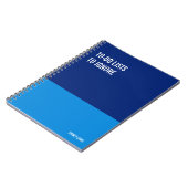 Carnet amusant, Journal de la tablette d'écriture  (Côté gauche)