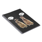 Carnet Amusant, mignon meerkats en conversation (Côté Droit)