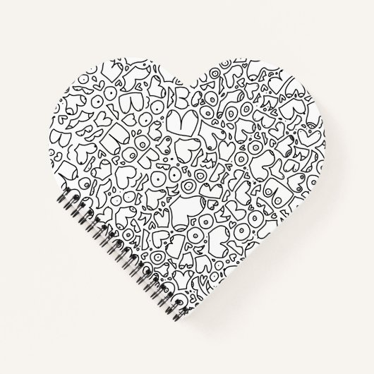 Carnet Amusant motif mammaire adulte (Devant)