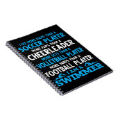 Carnet Amusant nage définition nager (Côté Droit)