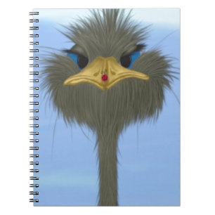 Carnet Amusant Ostrich George Et Mignonne Ladybug