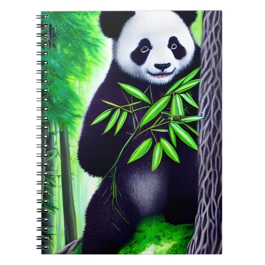 Carnet Amusant Petit Ours Panda (Devant)