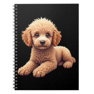 Carnet Amusant Poodle Amoureux des Animaux Chiens Graphiq