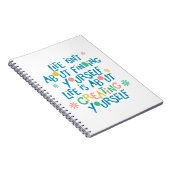 Carnet Amusant, Positif, Citation De Vie (Côté Droit)