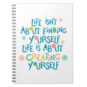 Carnet Amusant, Positif, Citation De Vie (Devant)