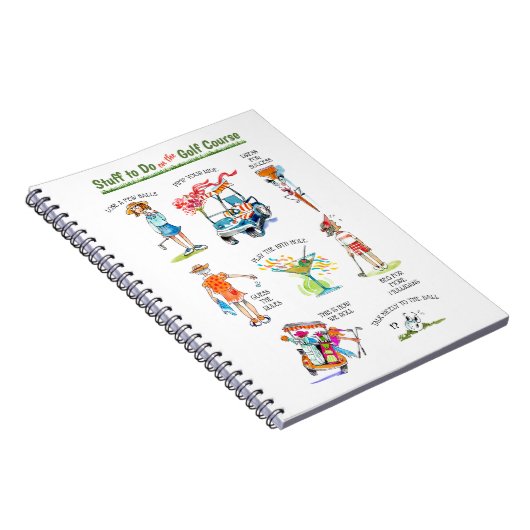 Carnet Amusant "Stuff to Do on the Golf Course" (Côté Droit)