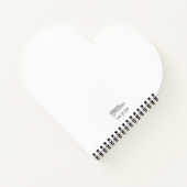 Carnet Amusant Super mignon Artzee Fartzee Coeur En Forme (Dos)