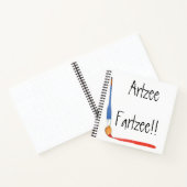 Carnet Amusant Super mignon Artzee Fartzee Spirale croqui (Intérieur)