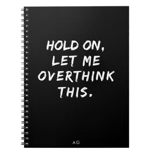 Carnet Amusant Surpenser Ce Monogramme (Devant)