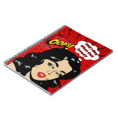 Carnet Amusant Vintage Pop Art inspiré (Côté gauche)