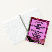 Carnet Amusante personnalisation des souhaits, plans et r (Intérieur)