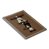 Carnet Amusante sorcière archéologue Brown dans une chamb (Côté Droit)
