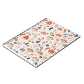 Carnet Amusants Orange Champignons d'automne Fairy Garden (Côté gauche)