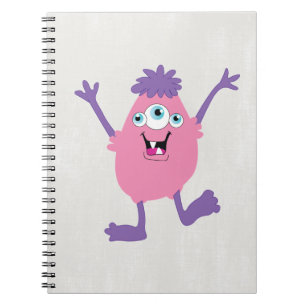Carnet Amusement coloré Monstres Motifs Abstraits pour en