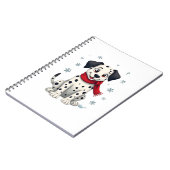 Carnet Amusement dalmate enneigé (Côté gauche)