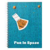 Carnet Amusement dans l'espace Affiche spatiale vintage (Devant)