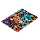 Carnet "amusement de mosaïque en verre souillé de (Côté gauche)