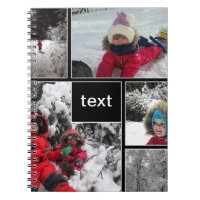 Amusement pour enfants en hiver neige texte person