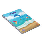 Carnet Amusement sous le Soleil Sirène Dauphin Plage Pers (Côté Droit)